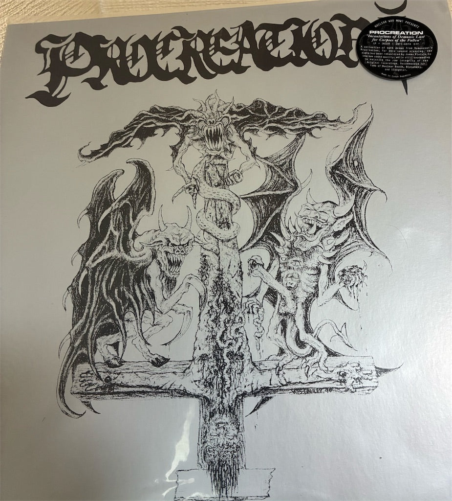 Procreation【Incantations of Demonic Lust for Corpses of the Fallen】中古レコード