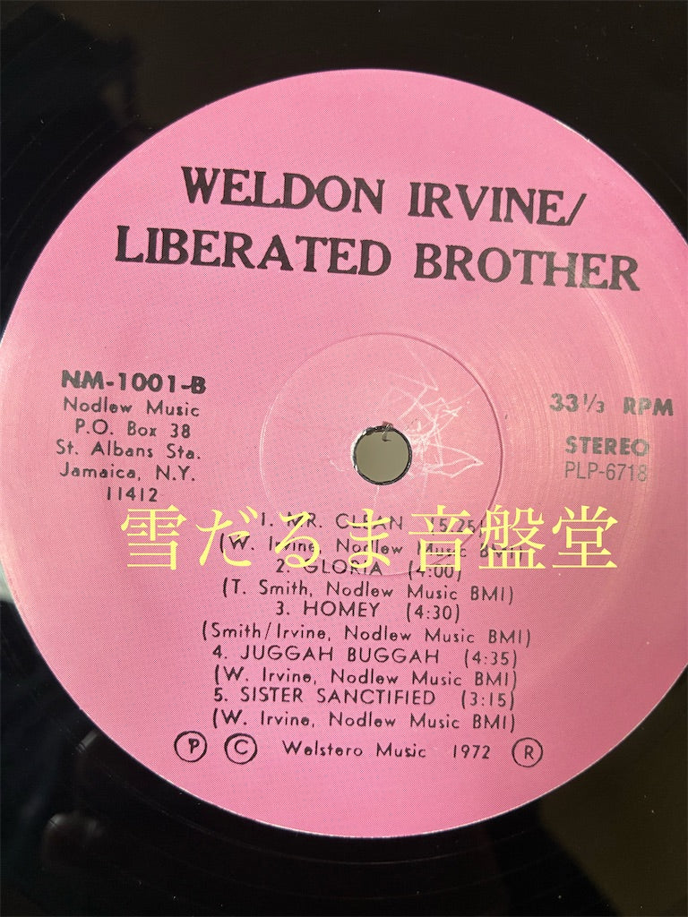 Weldon Irvine【Liberated Brother】中古レコード