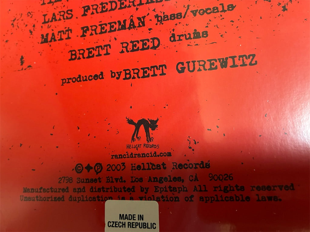 Rancid【Indestructible】新品レコード