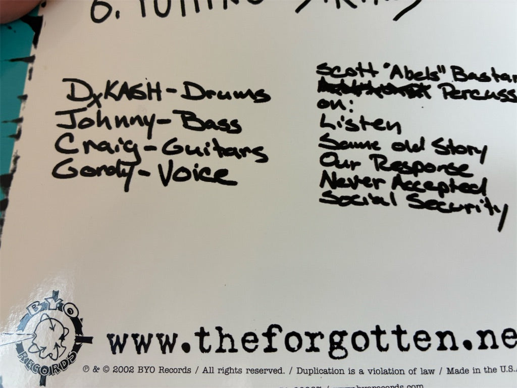 The Forgotten【Control Me】　中古レコード