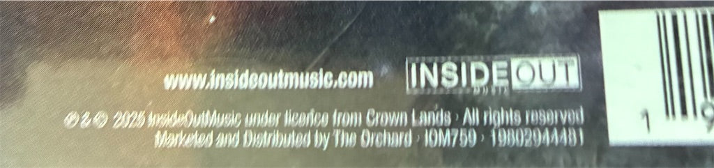 Crown Lands【Ritual I & II】新品レコード