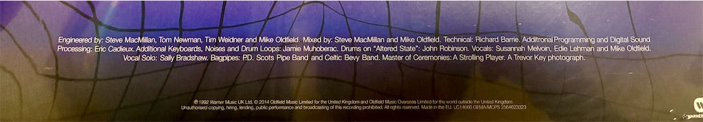 Mike Oldfield【Tubular Bells II】新品レコード