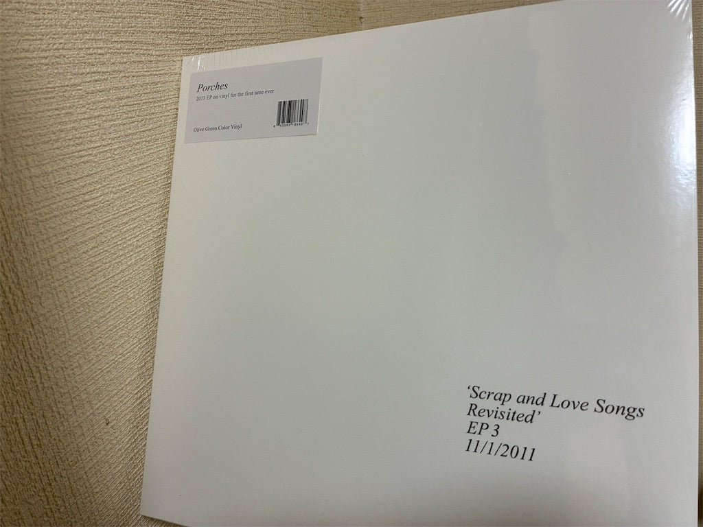 Porches【Scrap and Love Songs Revisited】新品レコード