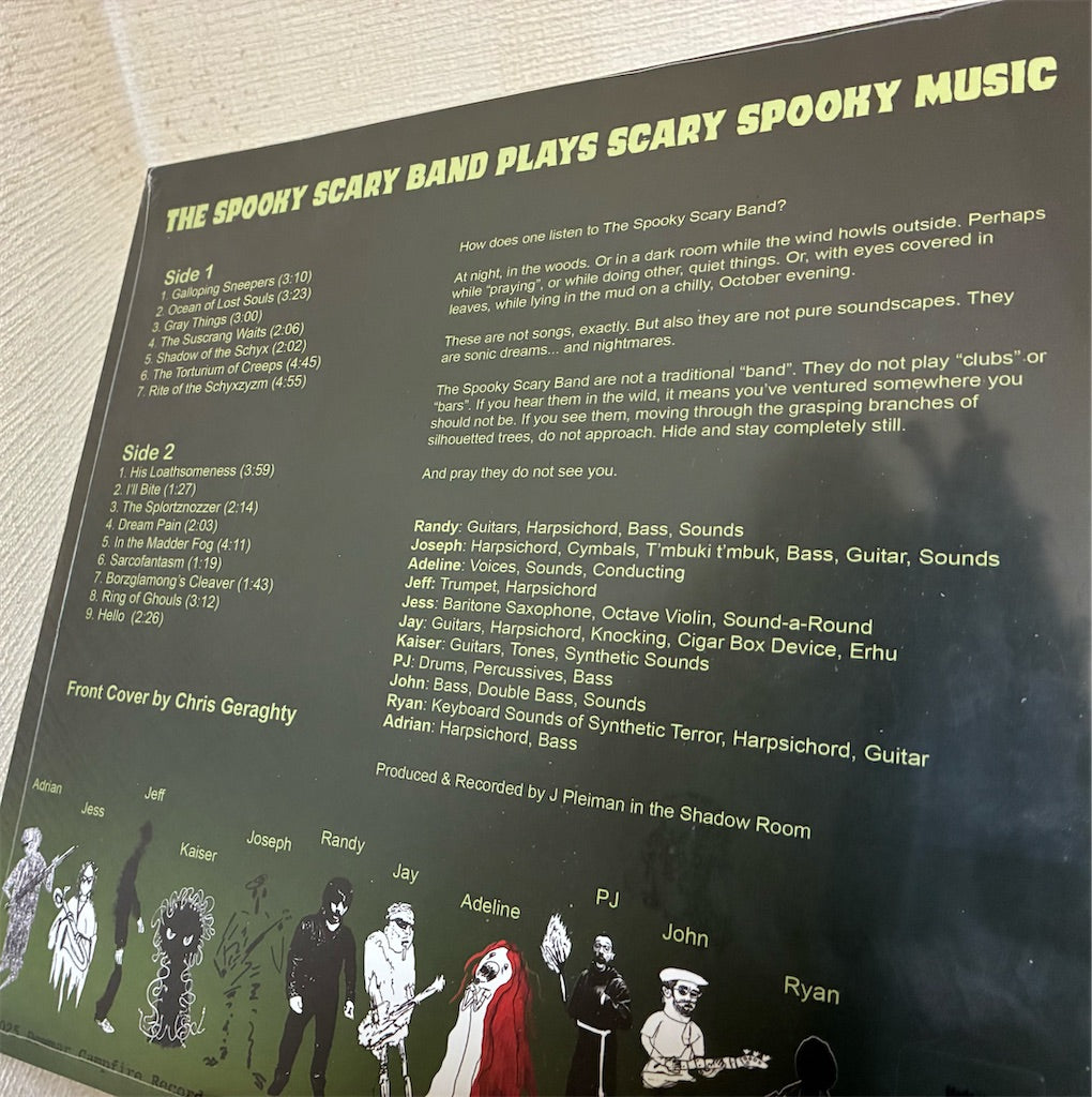 The Spooky Scary Band【The Spooky Scary Band Plays Scary Spooky Music】新品レコード