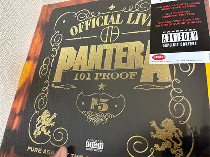Pantera【Official Live: 101 Proof】新品レコード