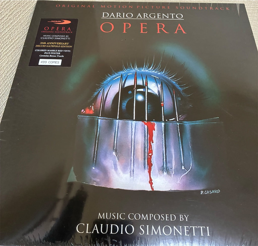 CLAUDIO SIMONETTI【Dario Argento's Opera - オペラ座/血の喝采O.s.t.】新品レコード