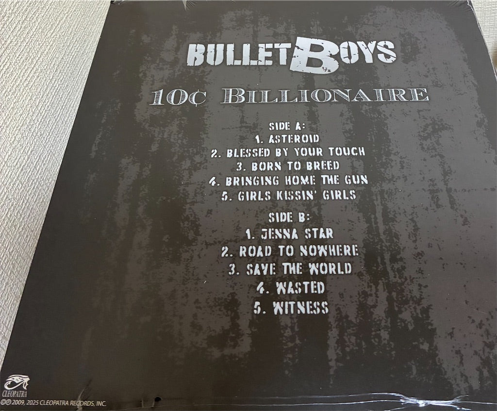BulletBoys【10¢ Billionaire】新品レコード