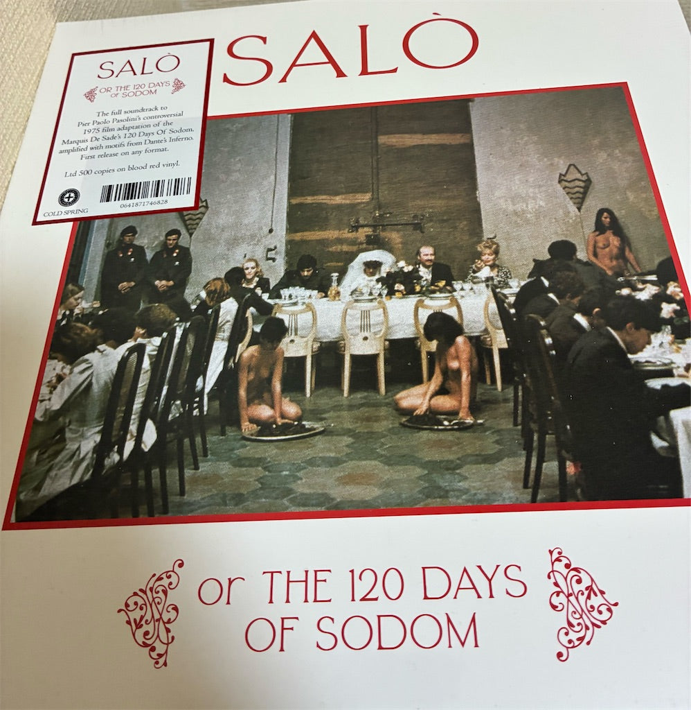 Ennio Morricone【Salo Or The 120 Days Of Sodom ソドムの市OST】新品レコード