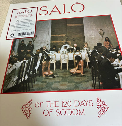 Ennio Morricone【Salo Or The 120 Days Of Sodom ソドムの市OST】新品レコード