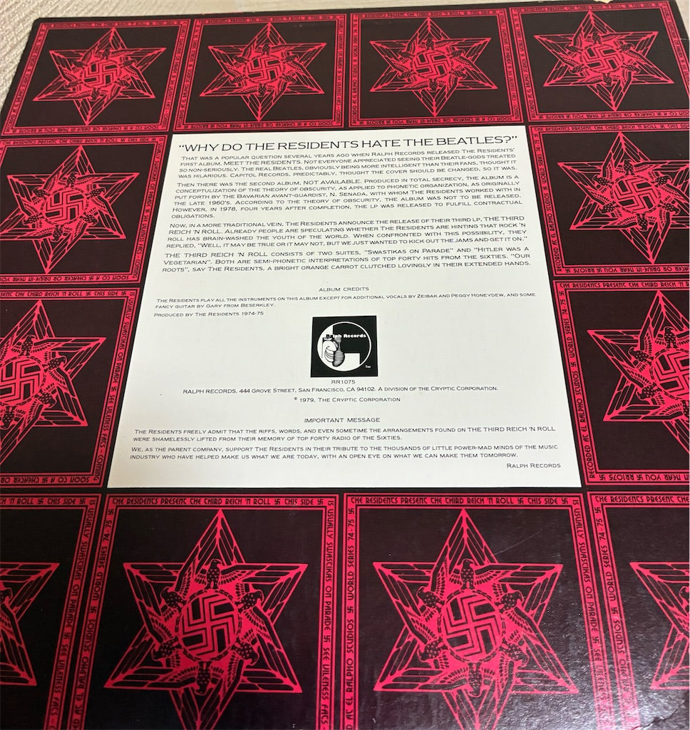 The Residents【The Third Reich 'n Roll】中古レコード