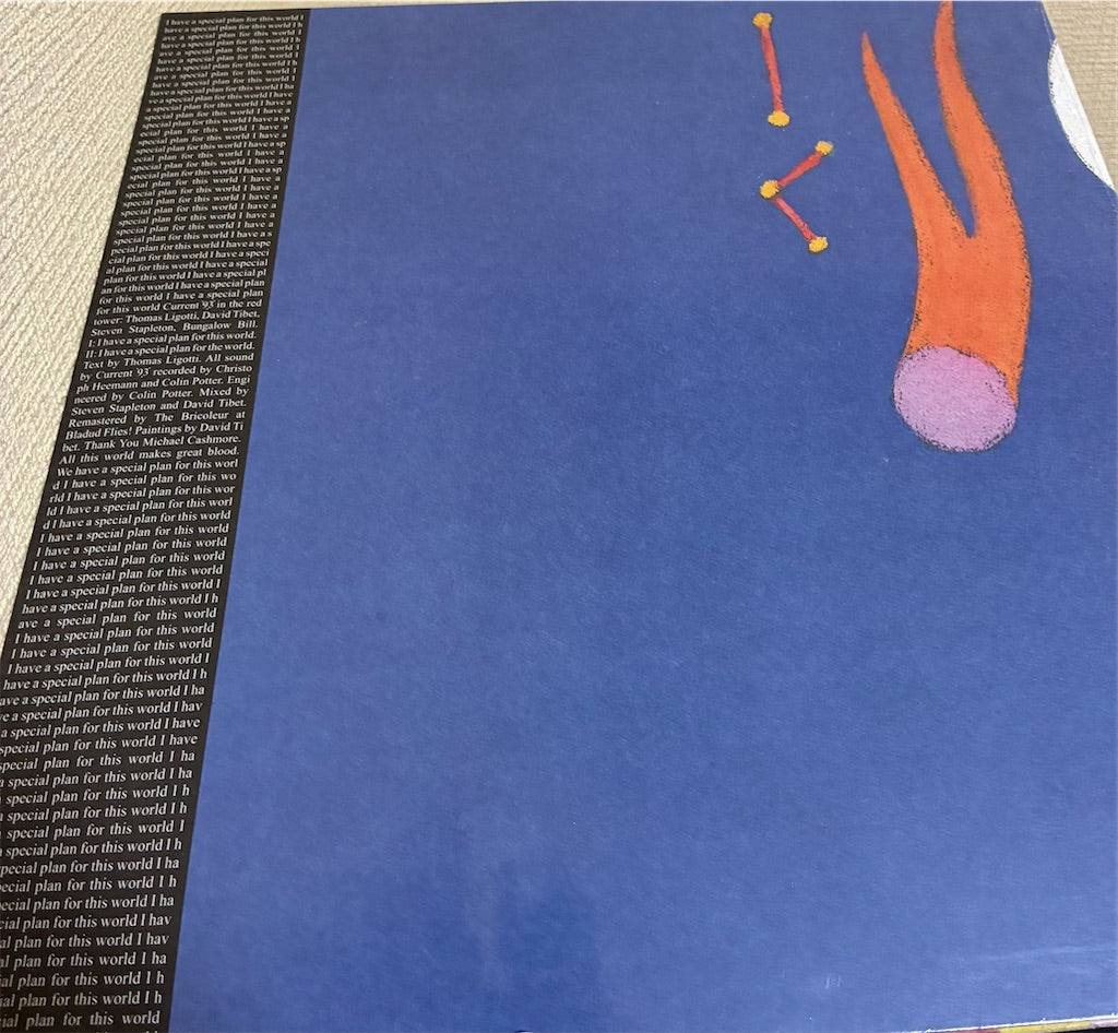 Current 93【I Have a Special Plan for This World】新品レコード