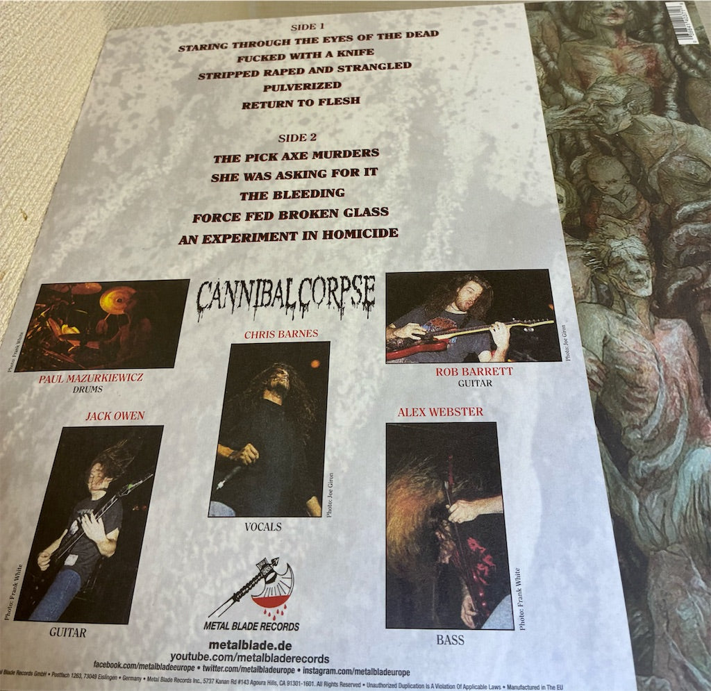 Cannibal Corpse【The Bleeding】新品レコード
