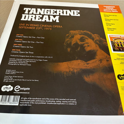 Tangerine Dream【Live At Reims Cinema Opera (September 23rd, 1975)】中古レコード