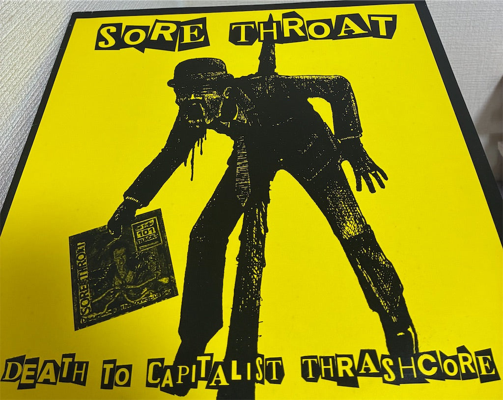Sore Throat【Death to Capitalist Thrashcore】中古レコード