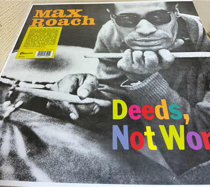 Max Roach【Deeds, Not Words】新品レコード