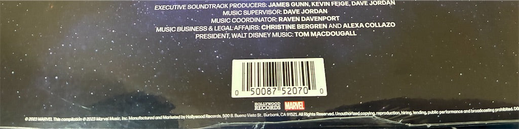 【ガーディアンズ・オブ・ギャラクシー：VOLUME 3 サウンドトラック　Guardians of the Galaxy Vol. 3: Awesome Mix Vol. 3】新品レコード
