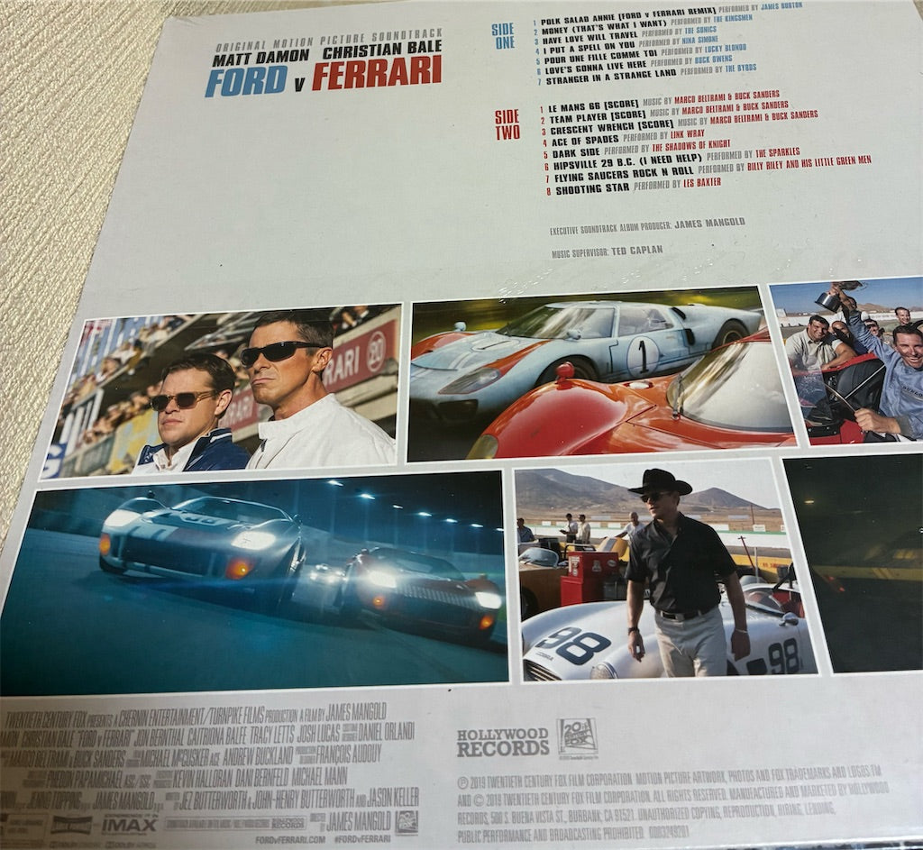 【Ford v Ferrari フォードvsフェラーリ OST】新品レコード