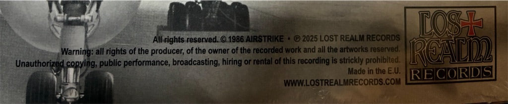 Airstrike【Initial Attack】新品レコード