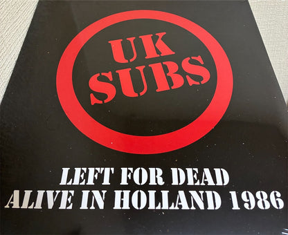 U.K. SUBS【Left For Dead - Alive In Holland 1986】新品レコード