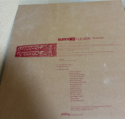 SUNN O))) & ULVER【Terrestrials】中古レコード