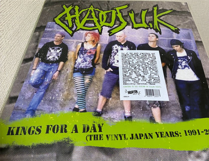 Chaos UK【Kings For A Day (The Vinyl Japan Years: 1991-2001)】新品レコード