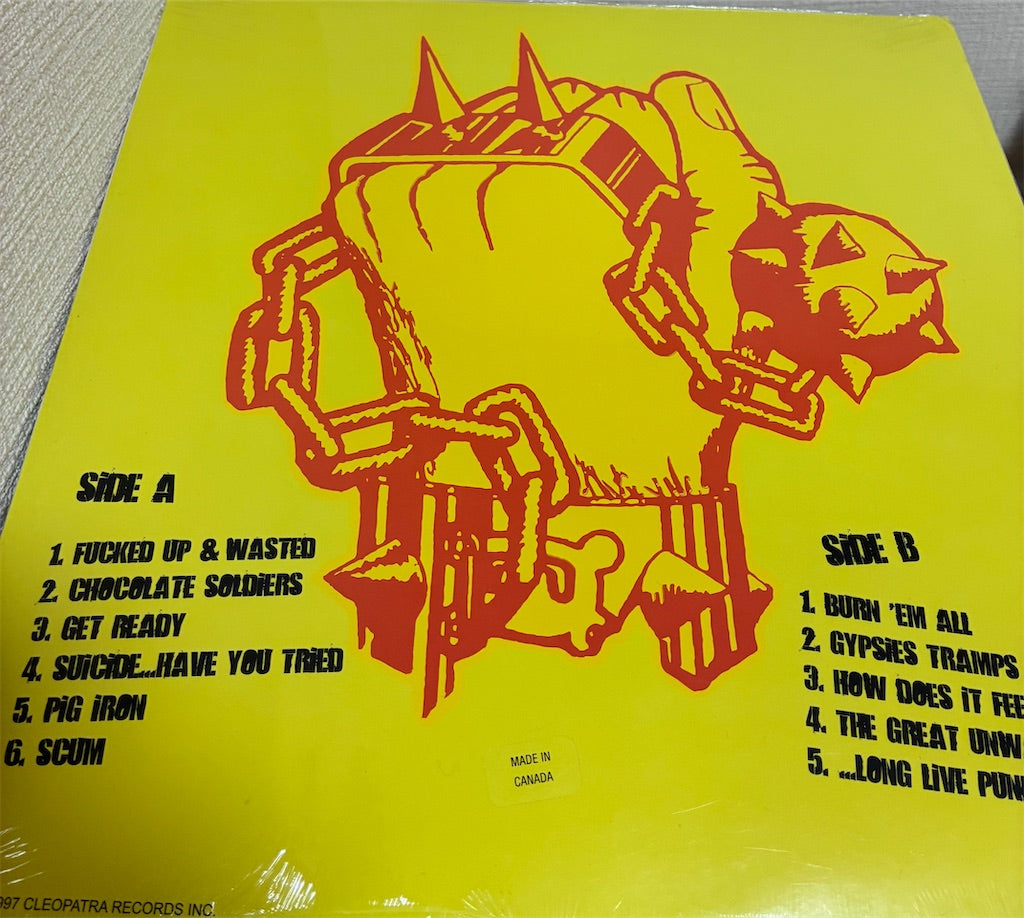 Anti-Nowhere League【SCUM】新品レコード