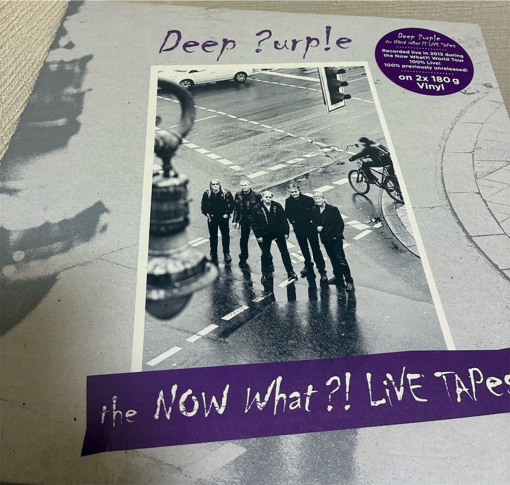 Deep Purple【The Now What?! Live Tapes】新品レコード