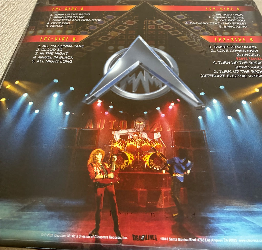 Autograph【Turn Up The Radio: The Anthology】新品レコード