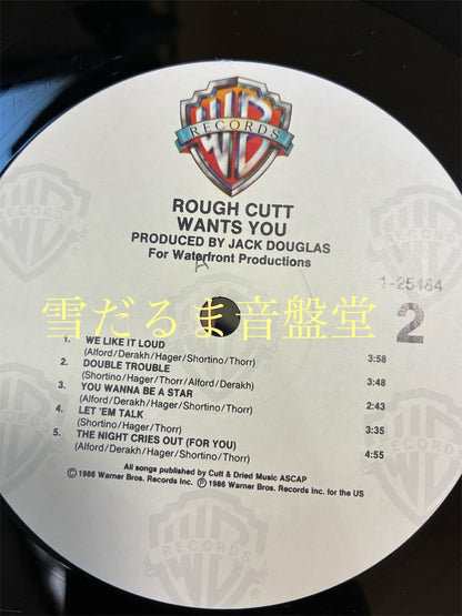 Rough Cutt【Wants You】中古レコード