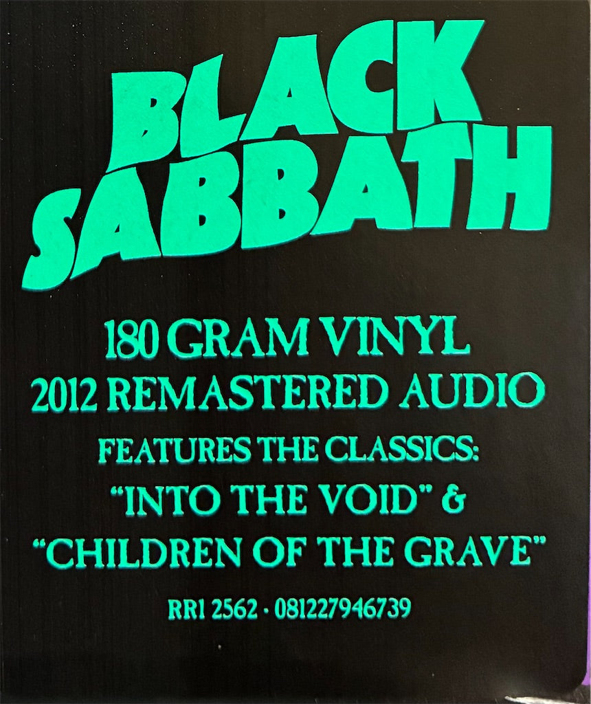 Black Sabbath【Master of Reality】新品レコード