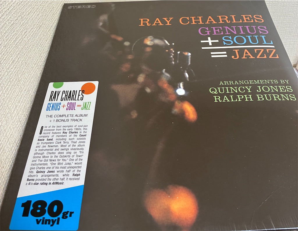 Ray Charles【Genius + Soul = Jazz】新品レコード