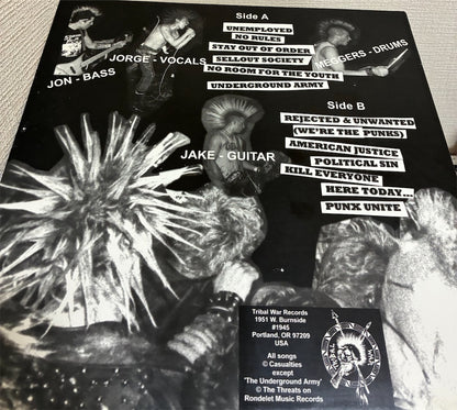 The Casualties【Underground Army】中古レコード