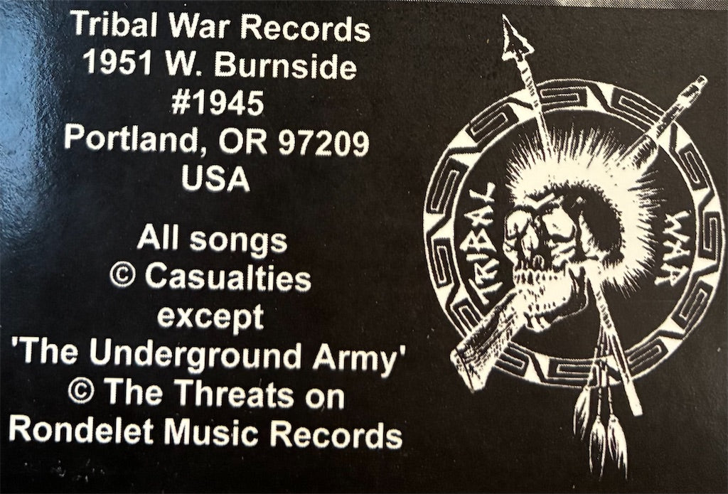 The Casualties【Underground Army】中古レコード