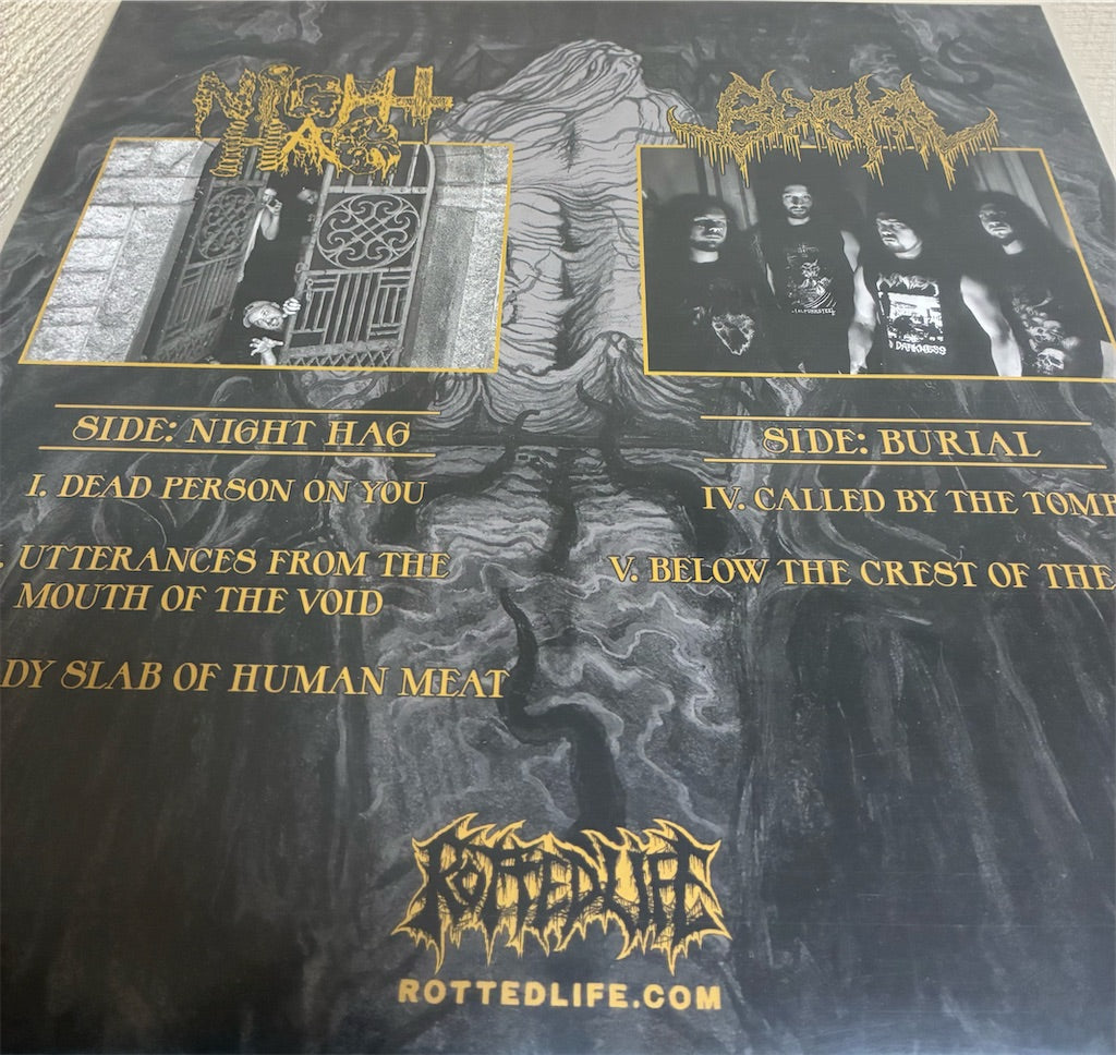 Night Hag➕ Burial【Utterances from Below】新品レコード