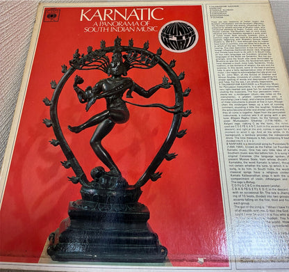 【Karnatic: A Panorama Of South Indian Music】中古レコード