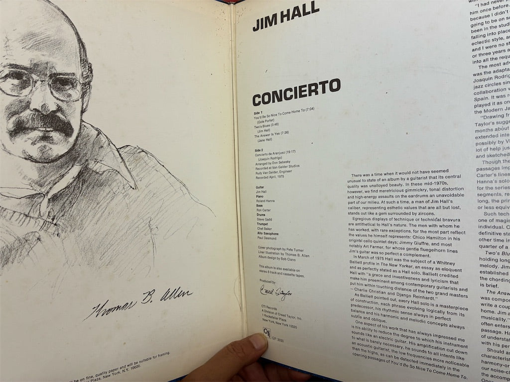 Jim Hall【Concierto】中古レコード