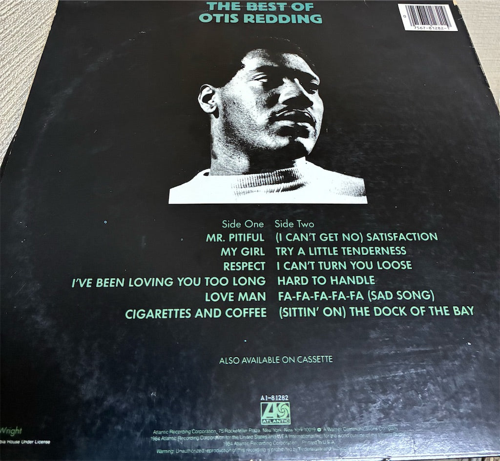 Otis Redding【The Best Of Otis Redding】中古レコード