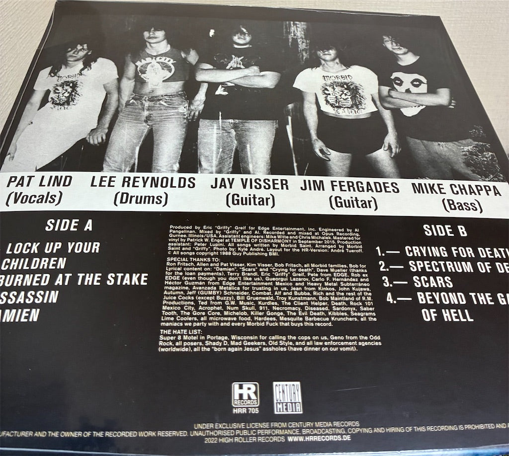 Morbid Saint【Spectrum Of Death】新品レコード