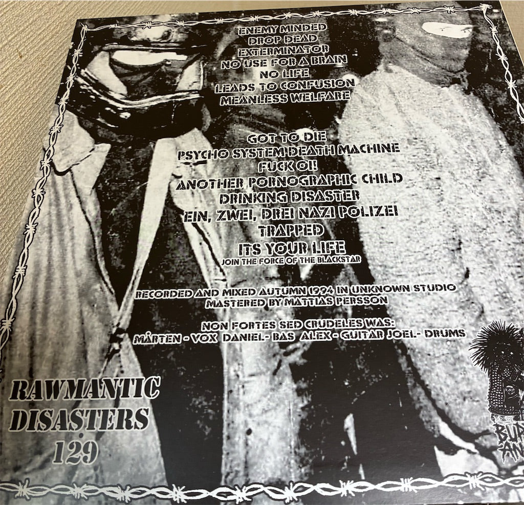 Non Fortes Sed Crudeles【Enemy Minded Demo 1994】中古レコード