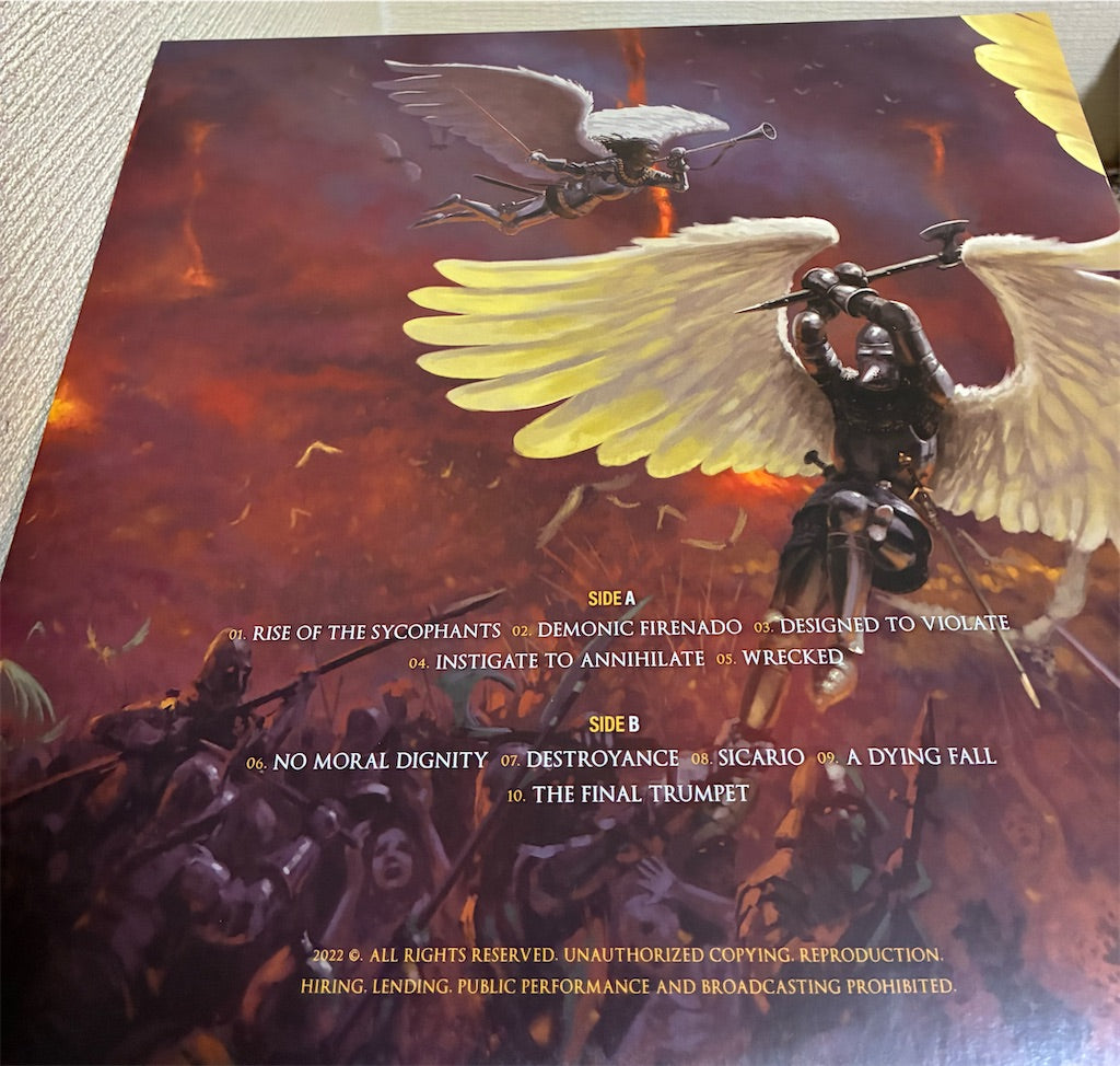 Disquiet【Instigate to Annihilate】中古レコード
