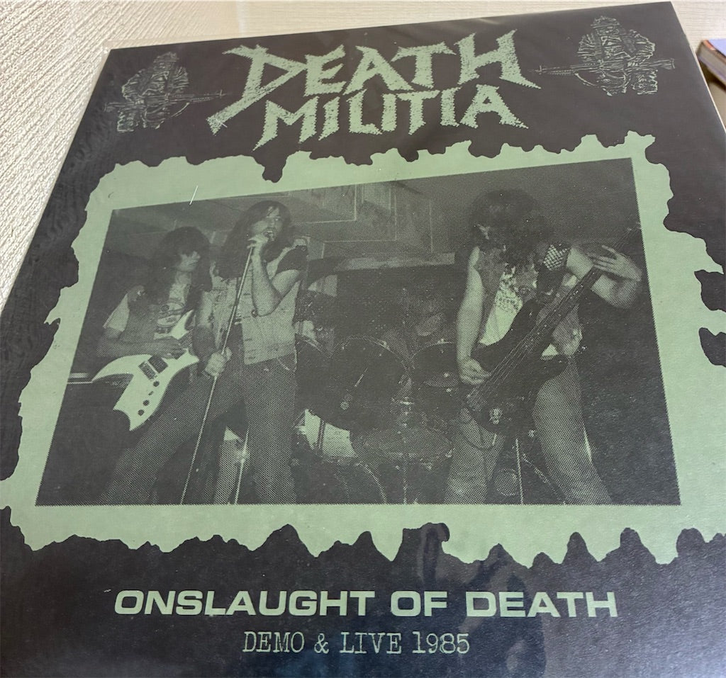 Death Militia【Onslaught Of Death: Demo & Live 1985】新品レコード
