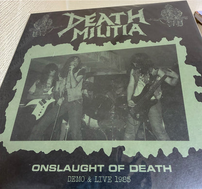 Death Militia【Onslaught Of Death: Demo & Live 1985】新品レコード