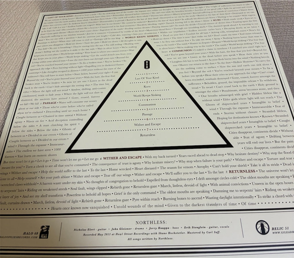 Northless【World Keeps Sinking】中古レコード
