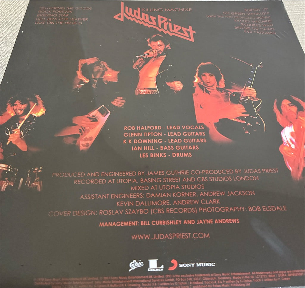 Judas Priest【Killing Machine】新品レコード