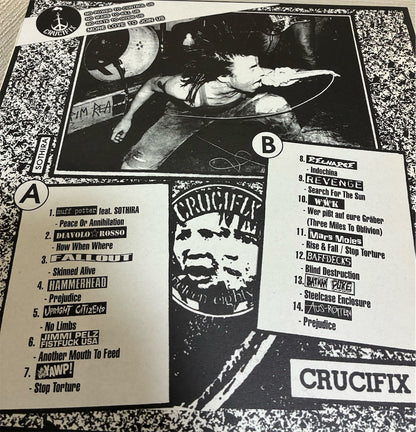 オムニバス【Crucifix.tribute Protest Means Action: The Need Of A New World Disorder】中古レコード