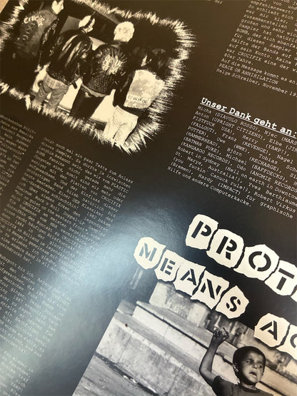 オムニバス【Crucifix.tribute Protest Means Action: The Need Of A New World Disorder】中古レコード