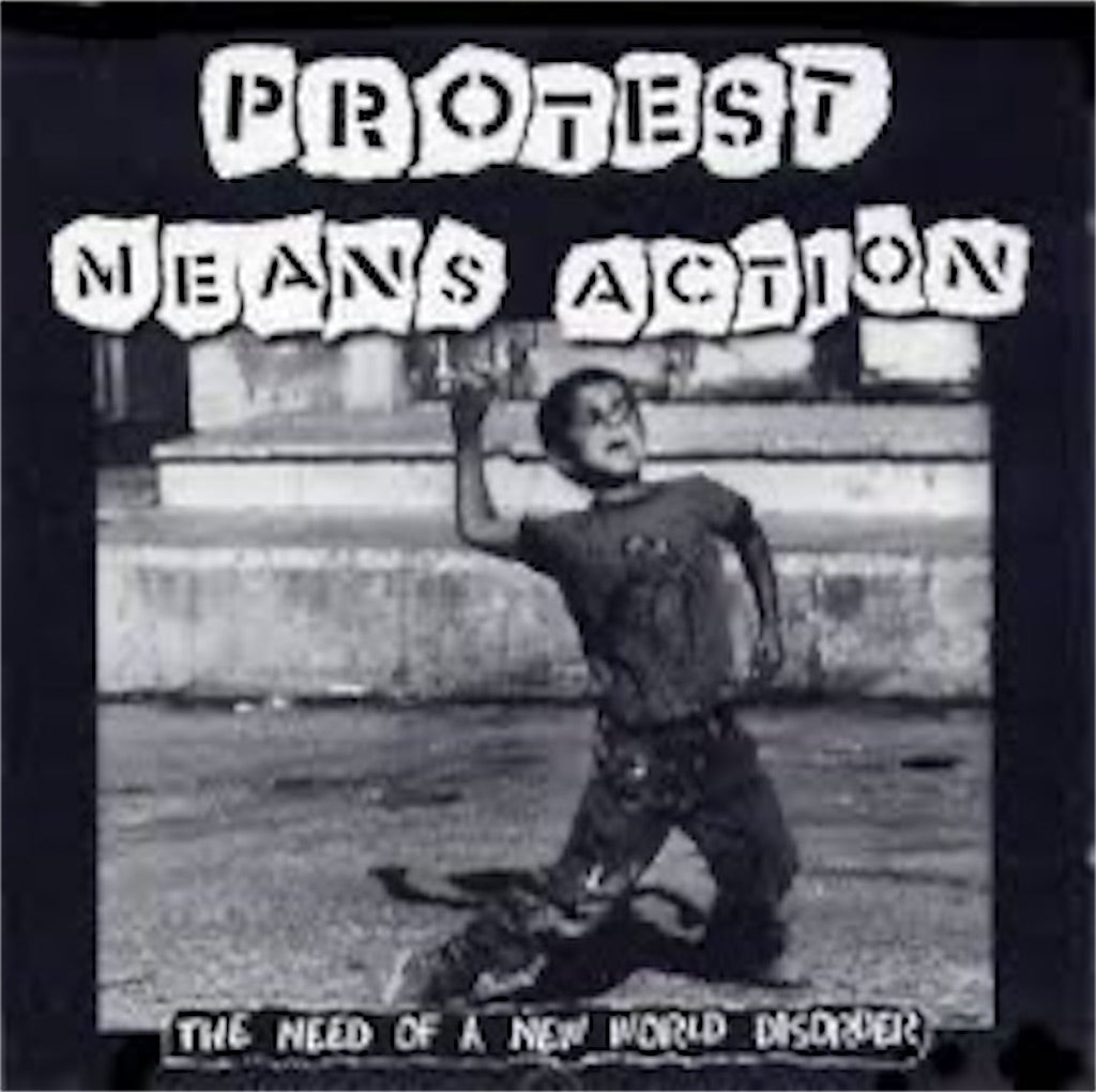オムニバス【Crucifix.tribute Protest Means Action: The Need Of A New World Disorder】中古レコード