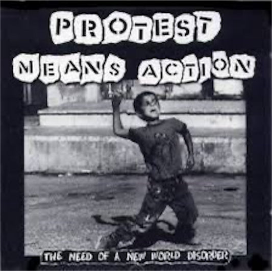オムニバス【Crucifix.tribute Protest Means Action: The Need Of A New World Disorder】中古レコード