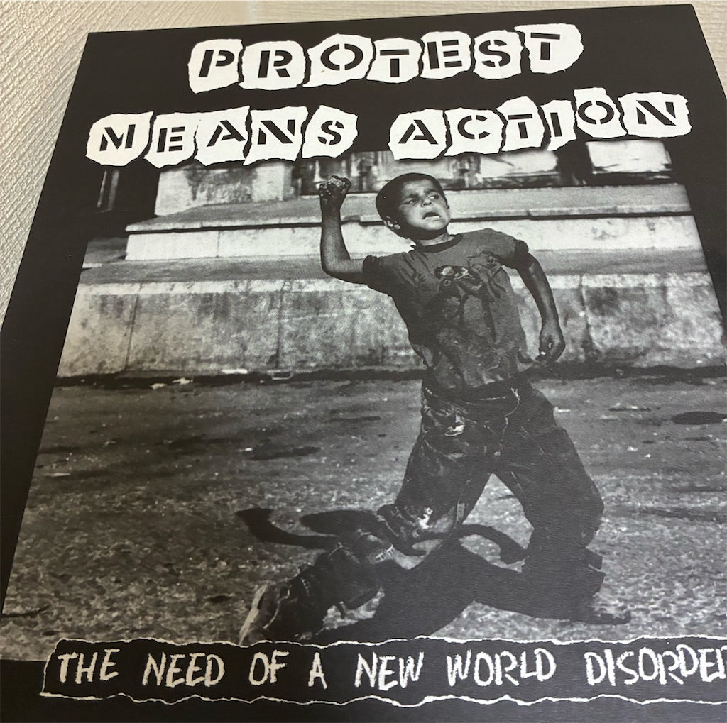 オムニバス【Crucifix.tribute Protest Means Action: The Need Of A New World Disorder】中古レコード