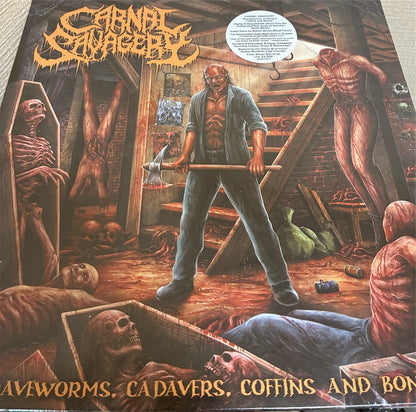 Carnal Savagery【Graveworms, Cadavers, Coffins and Bones】新品レコード